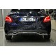 Mercedes Benz - W205 C Serisi C63 AMG Arka Tampon - Difüzör Egzoz Uçları