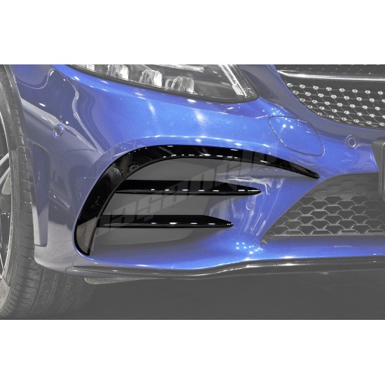 Mercedes Benz - W205 C Serisi 6 Parça Ön Tampon Kaşları 2019 - 2021