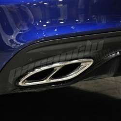 Mercedes Benz A B C E CLA SLC GLC Çiftli Krom Egzoz Kaplaması