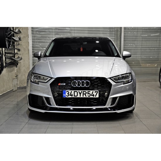 Audi - A3 8V Sedan Cabrio Uyumlu RS3 Ön Tampon 2016 2020