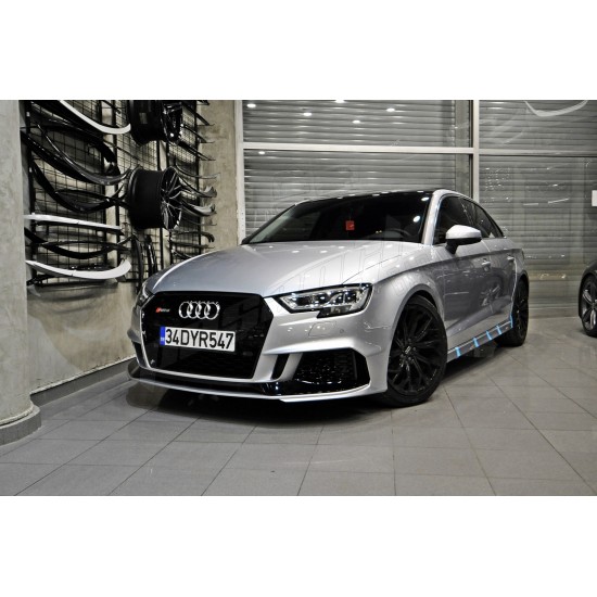 Audi - A3 8V Sedan Cabrio Uyumlu RS3 Ön Tampon 2016 2020