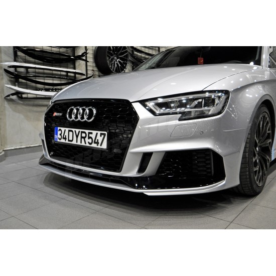 Audi - A3 8V Sedan Cabrio Uyumlu RS3 Ön Tampon 2016 2020