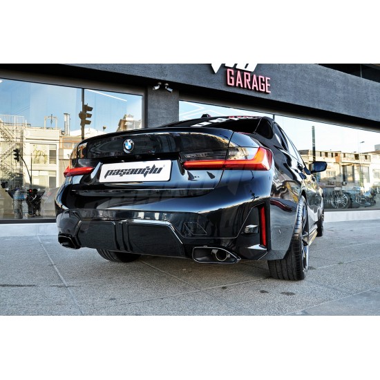 BMW G20 LCI 3 Serisi 340 M Performance Difüzör Egzoz Ucu