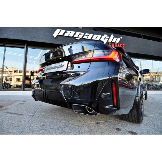 BMW G20 LCI 3 Serisi 340 M Performance Difüzör Egzoz Ucu