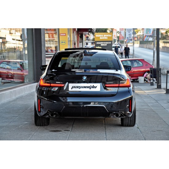 BMW G20 LCI 3 Serisi 340 M Performance Difüzör Egzoz Ucu