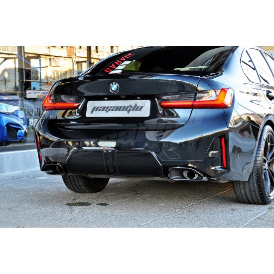 BMW G20 LCI 3 Serisi 340 M Performance Difüzör Egzoz Ucu