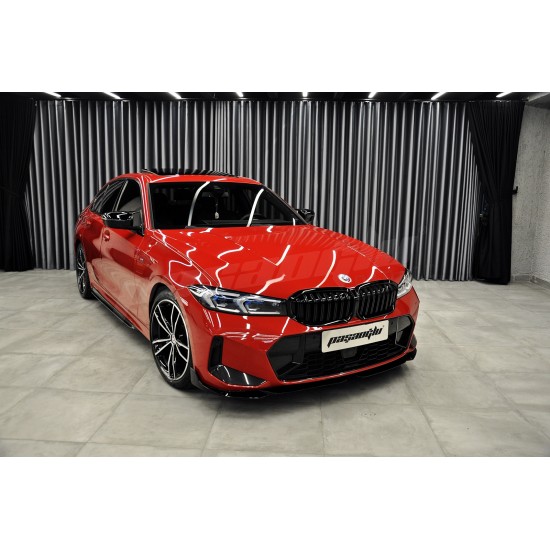 BMW G20 LCI 3 Serisi Shadow Black Panjur Böbrek 22 - 24