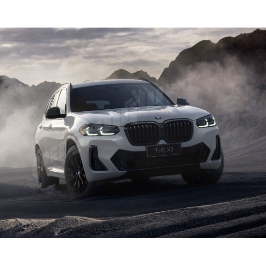 BMW G01 X3 LCI Shadowline Siyah Ön Panjur 2021 - 2024