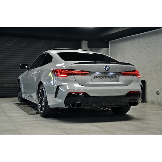 BMW G22 G23 4 Serisi Coupe Cabrio 440i M Performance Difüzör Egzoz Ucu