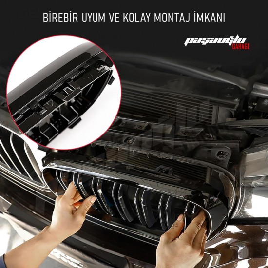 BMW G01 X3 LCI Shadowline Siyah Ön Panjur 2021 - 2024