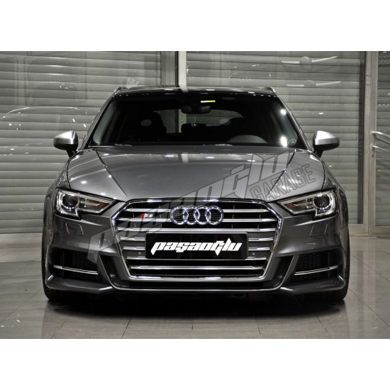 Audi - A3 8V S3 Ön Tampon - Panjur 2016-2020 -Sportback