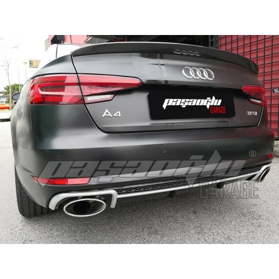 Audi - A4 B9 RS4 Difüzör Egzoz Ucu 2015 2019
