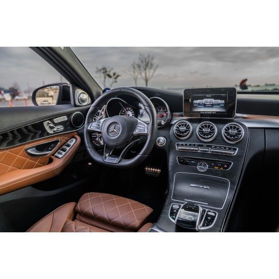 Mercedes Benz - W205 C Serisi AMG Konsol Kokpit Logo