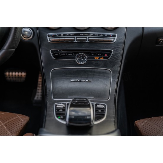 Mercedes Benz - W205 C Serisi AMG Konsol Kokpit Logo