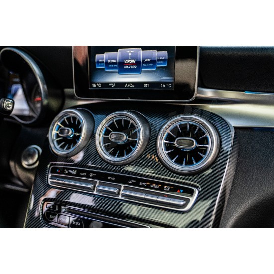 Mercedes Benz - W205 C Serisi Airvent Işıklı Klima Petekleri 14 - 21