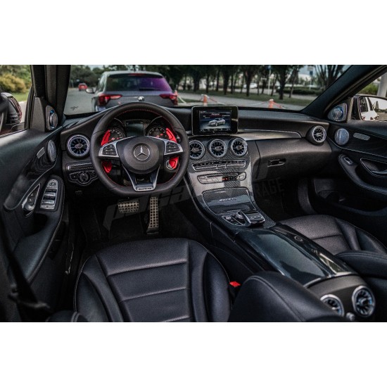 Mercedes Benz - W205 C Serisi 3D BURMESTER Hareketli Tweeter Hoparlör 3 Renk Işıklı 14 - 18