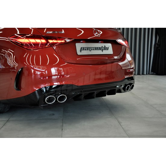 Mercedes Benz W206 C Serisi C43 AMG Difüzör Egzoz Ucu KROM