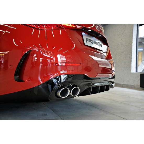 Mercedes Benz W206 C Serisi C43 AMG Difüzör Egzoz Ucu KROM