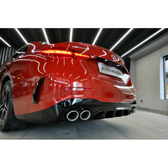 Mercedes Benz W206 C Serisi C43 AMG Difüzör Egzoz Ucu KROM