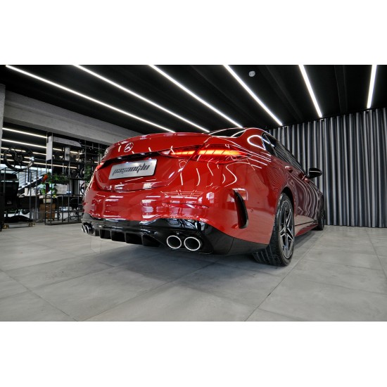 Mercedes Benz W206 C Serisi C43 AMG Difüzör Egzoz Ucu KROM