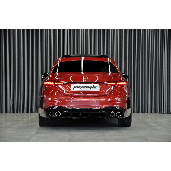 Mercedes Benz W206 C Serisi C43 AMG Difüzör Egzoz Ucu KROM