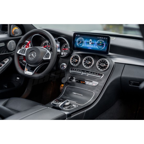 Mercedes Benz - W205 C Serisi AMG Konsol Kokpit Logo