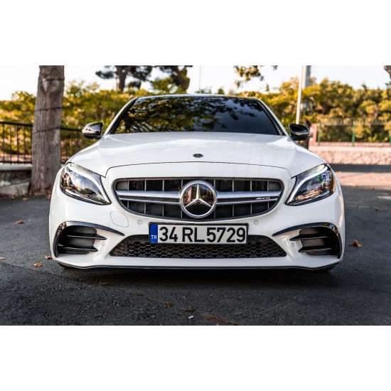 Mercedes Benz - W205 C Serisi 6 Parça Ön Tampon Kaşları 2019 - 2021