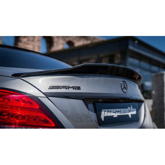 Mercedes Benz - W205 C Sedan C63 AMG Edition Bagaj Üstü Spoiler 14 - 21