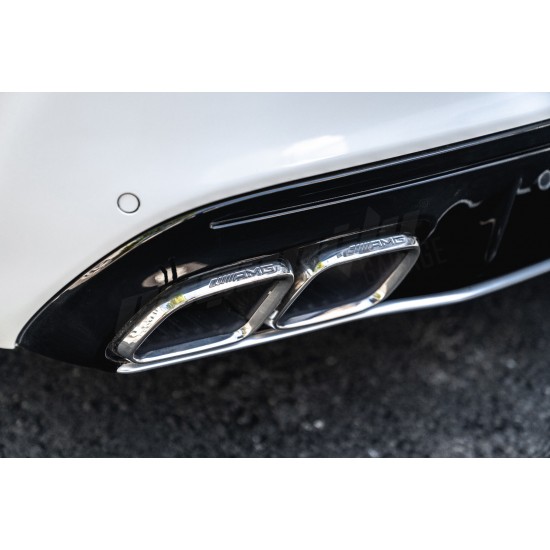 Mercedes Benz - W205 C Sedan / STW Facelift C63 AMG Difüzör Egzoz Ucu 14 - 21