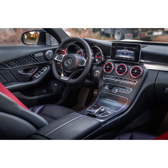 Mercedes Benz - W205 C Serisi AMG Havalandırma Halka Çerçeve Set 14 - 21