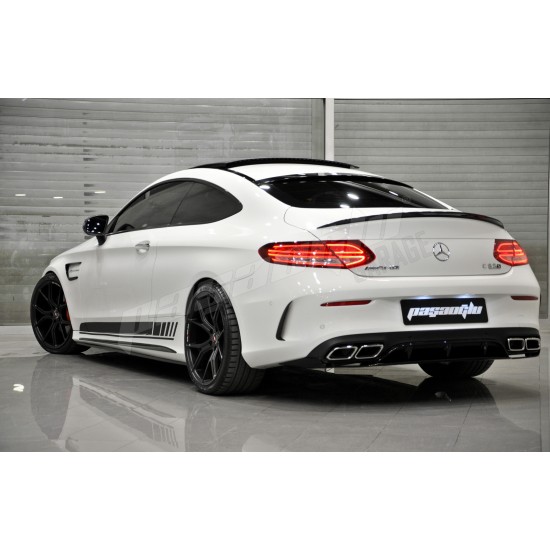 Mercedes Benz - W205 C Coupe C63 AMG Edition Difüzör Egzoz Ucu 15 - 22
