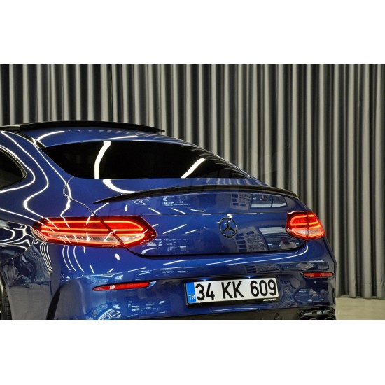 Mercedes Benz - W205 C Coupe C63 AMG Bagaj Üstü Spoiler 15 - 22