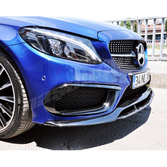 Mercedes Benz - W205 C Serisi AMG Ön Lip 2 Parça 14 - 18