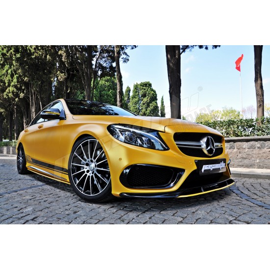 Mercedes Benz - W205 C Serisi AMG Ön Lip 2 Parça 14 - 18
