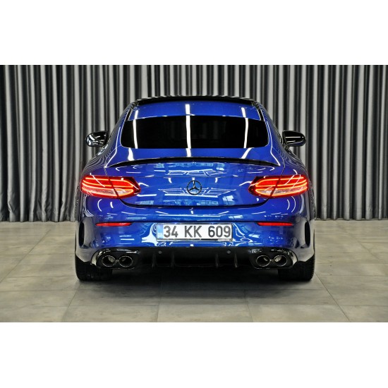 Mercedes Benz - W205 C Coupe C63 AMG Bagaj Üstü Spoiler 15 - 22