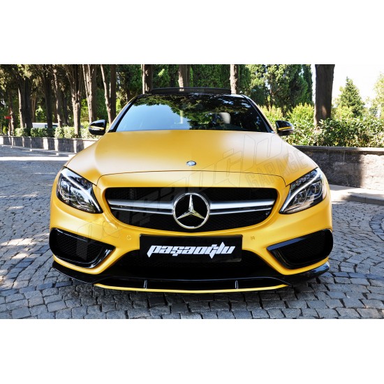 Mercedes Benz - W205 C Serisi AMG Ön Lip 2 Parça 14 - 18