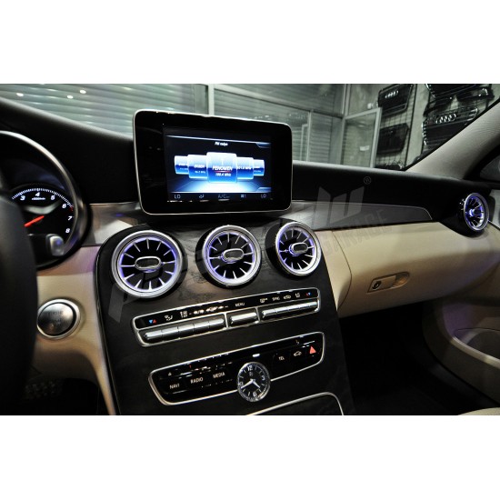 Mercedes Benz - W205 C Serisi Airvent Işıklı Klima Petekleri 14 - 21