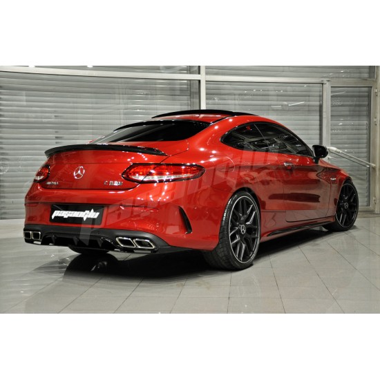 Mercedes Benz - W205 C Coupe C63 AMG Edition Difüzör Egzoz Ucu 15 - 22