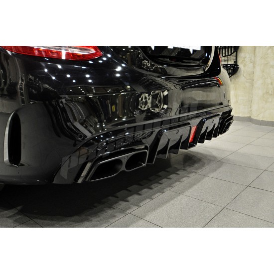 Mercedes Benz - W205 C Serisi BRABUS Difüzör Egzoz Ucu 2014-2019