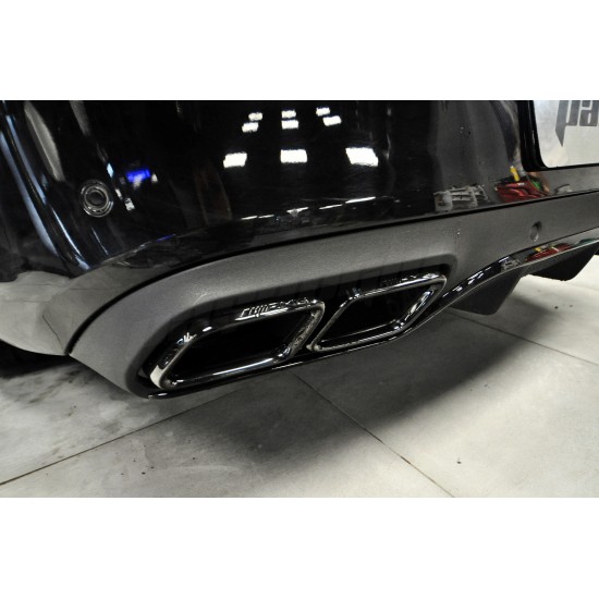 Mercedes Benz - W205 C Coupe Cabrio uyumlu C63 AMG Difüzör Egzoz Ucu