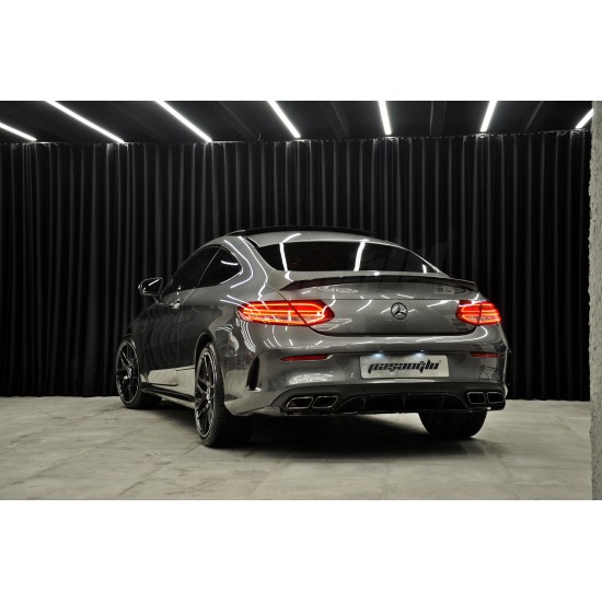 Mercedes Benz - W205 C Coupe C63 AMG Edition Difüzör Egzoz Ucu 15 - 22