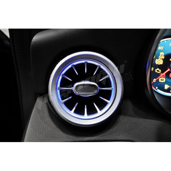 Mercedes Benz - W205 C Serisi Airvent Işıklı Klima Petekleri 14 - 21