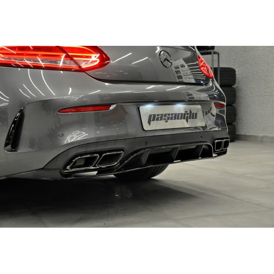 Mercedes Benz - W205 C Coupe C63 AMG Edition Difüzör Egzoz Ucu 15 - 22