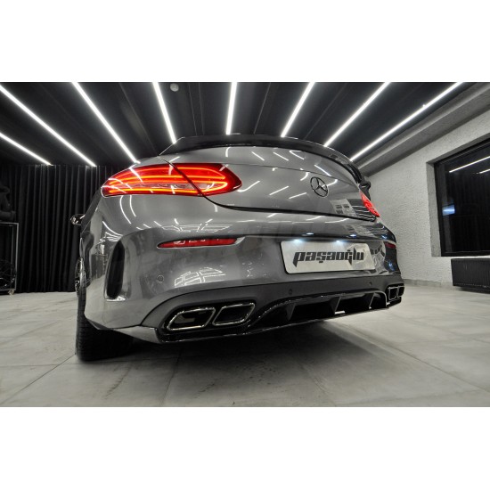 Mercedes Benz - W205 C Coupe C63 AMG Edition Difüzör Egzoz Ucu 15 - 22