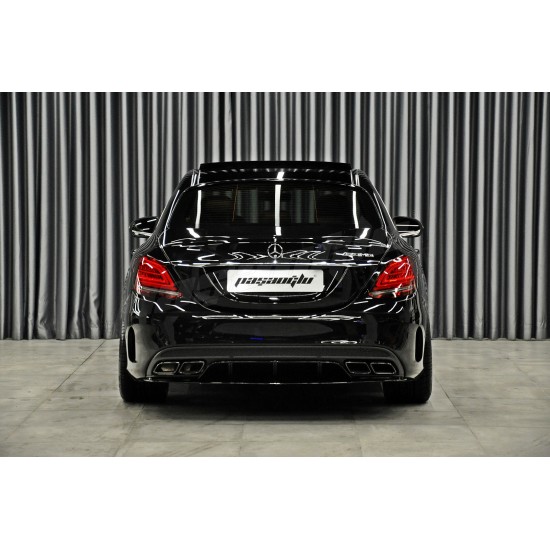 Mercedes Benz - W205 C Sedan C63 AMG Edition1 Difüzör Egzoz Ucu 14 - 21