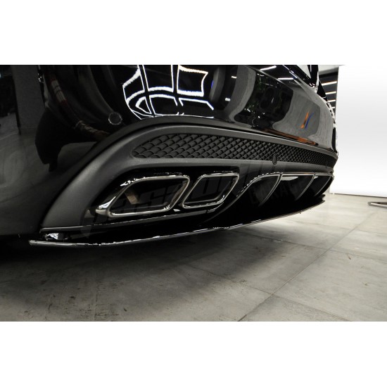 Mercedes Benz - W205 C Sedan C63 AMG Edition1 Difüzör Egzoz Ucu 14 - 21