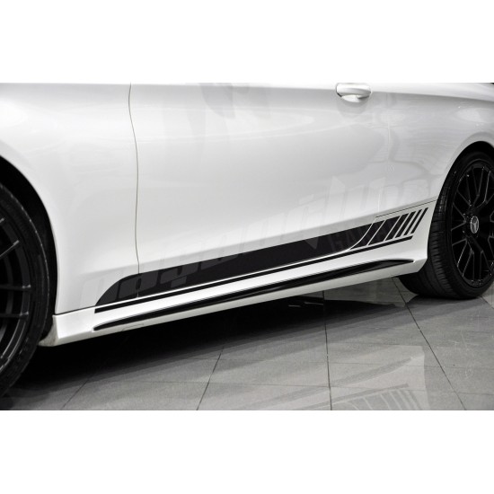 Mercedes Benz - W205 C Coupe C63 AMG Kapı Şeritleri