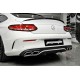 Mercedes Benz - W205 C Coupe Cabrio uyumlu C63 AMG Difüzör Egzoz Ucu