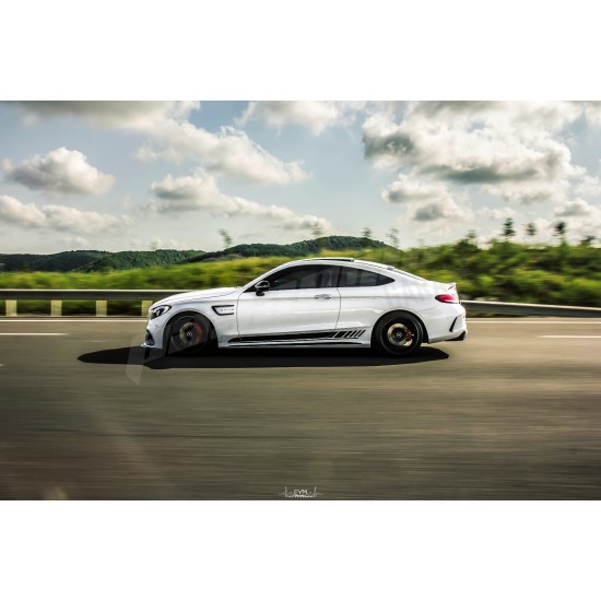 Mercedes Benz - W205 C Coupe C63 AMG Kapı Şeritleri