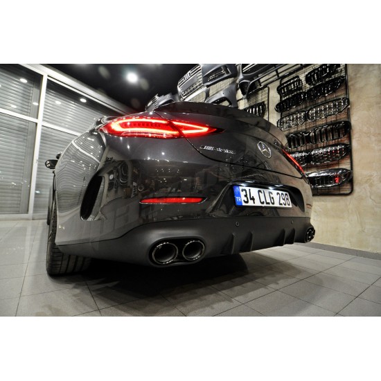 C257 CLS Serisi CLS 53 AMG Difüzör Egzoz Ucu Sİyah 18 - 23